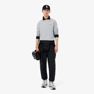 Heren fleece-Sweatshirt met klassieke pasvorm