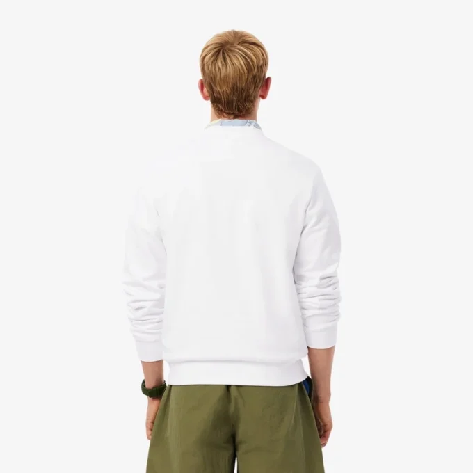 Heren fleece-Sweatshirt met klassieke pasvorm