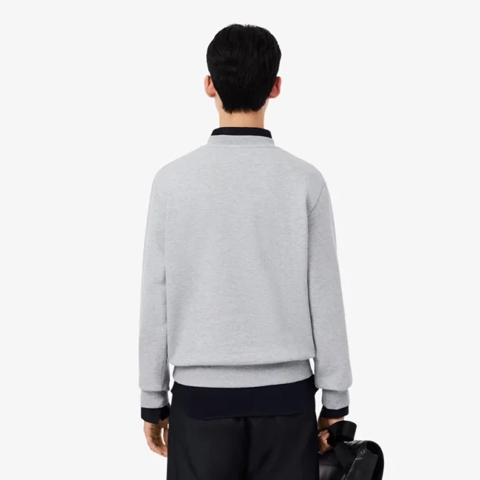 Heren fleece-Sweatshirt met klassieke pasvorm