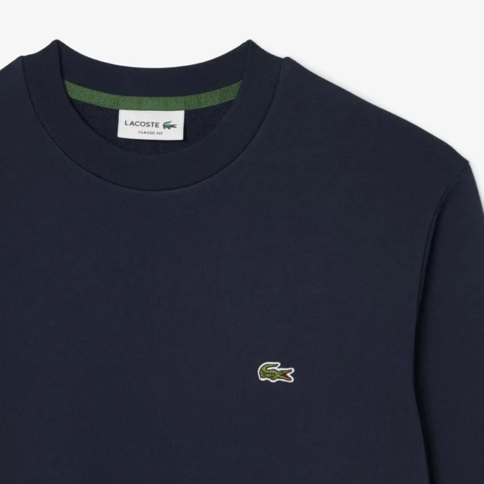 Heren fleece-Sweatshirt met klassieke pasvorm