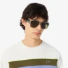 Heren fleece-Sweatshirt met kleurblokken