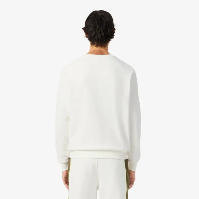 Heren fleece-Sweatshirt met kleurblokken