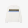 Heren fleece-Sweatshirt met kleurblokken