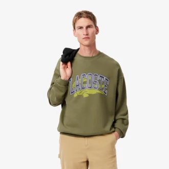 Heren fleece-Sweatshirt met losse pasvorm