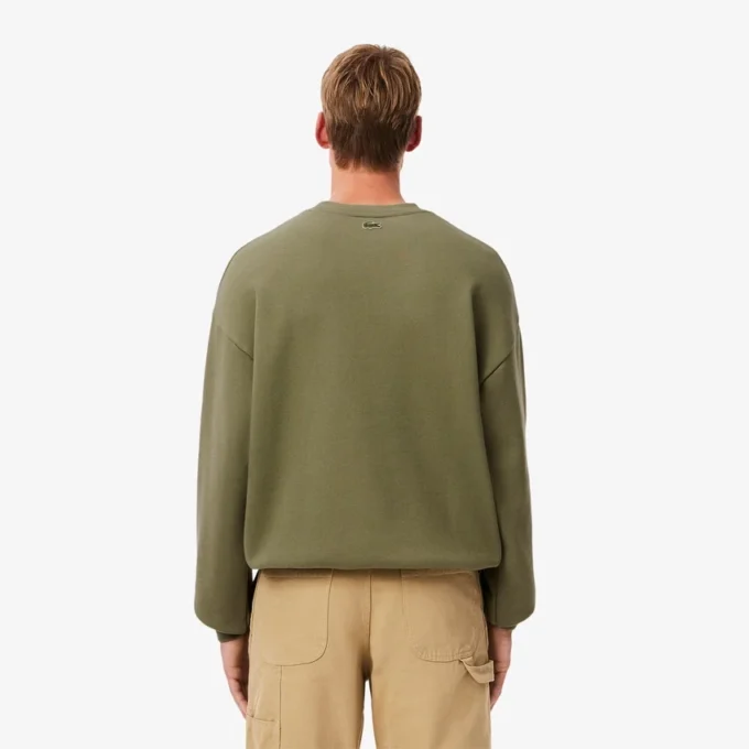 Heren fleece-Sweatshirt met losse pasvorm