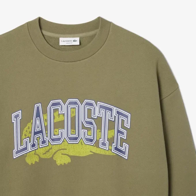 Heren fleece-Sweatshirt met losse pasvorm