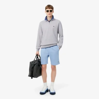 Heren fleece-Sweatshirt met rits