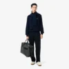 Heren fleece-Sweatshirt met rits