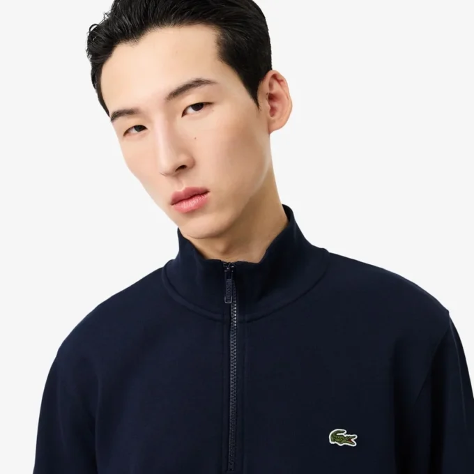 Heren fleece-Sweatshirt met rits