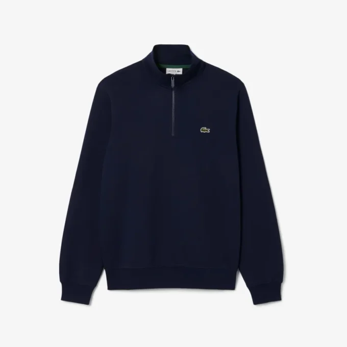 Heren fleece-Sweatshirt met rits