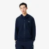 Heren fleece-Sweatshirt met ritssluiting en klassieke pasvorm