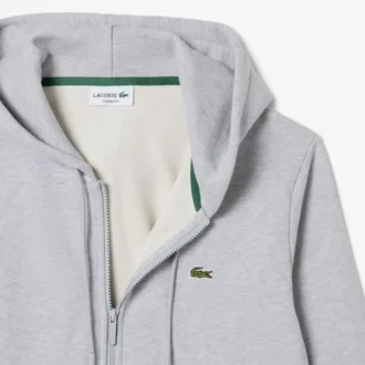 Heren fleece-Sweatshirt met ritssluiting en klassieke pasvorm