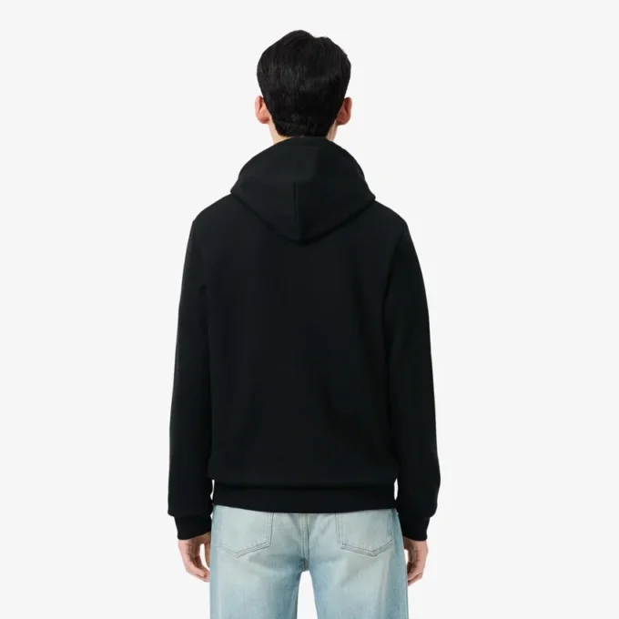 Heren fleece-Sweatshirt met ritssluiting en klassieke pasvorm