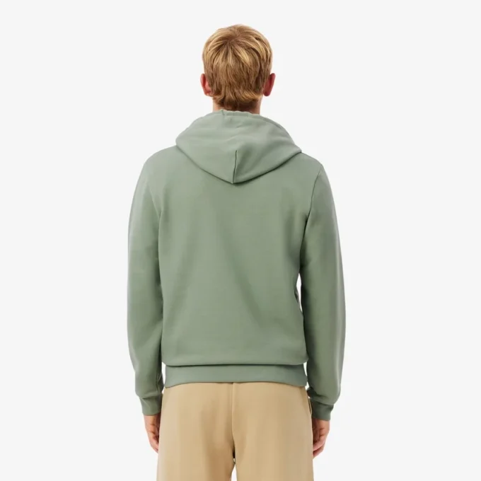 Heren fleece-Sweatshirt met ritssluiting en klassieke pasvorm