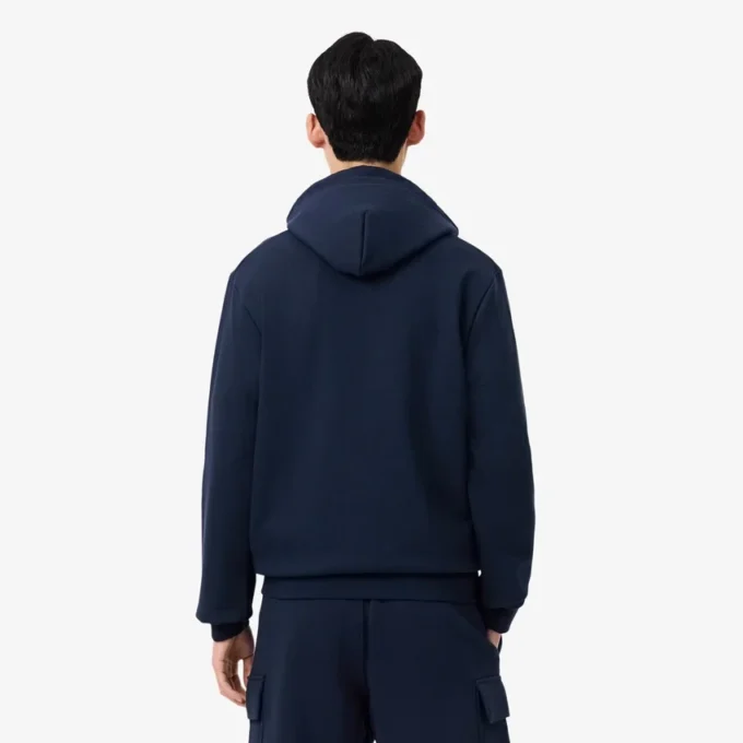 Heren fleece-Sweatshirt met ritssluiting en klassieke pasvorm