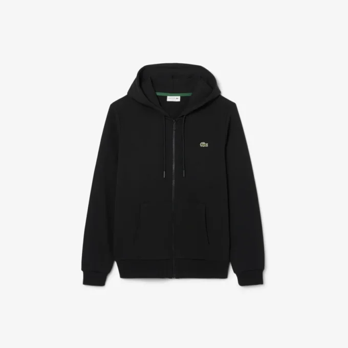 Heren fleece-Sweatshirt met ritssluiting en klassieke pasvorm