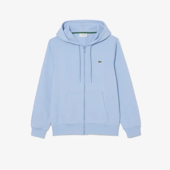 Heren fleece-Sweatshirt met ritssluiting en klassieke pasvorm