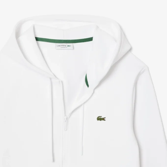 Heren fleece-Sweatshirt met ritssluiting en klassieke pasvorm