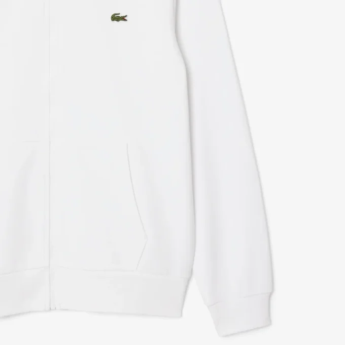 Heren fleece-Sweatshirt met ritssluiting en klassieke pasvorm