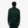 Heren fleece-Sweatshirt met ritssluiting en satijneffect