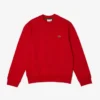 Heren fleece-Sweatshirt met ronde hals