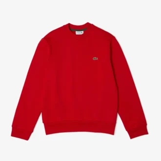 Heren fleece-Sweatshirt met ronde hals