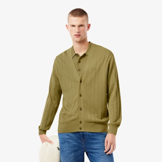 Heren Fluid Rib-gebreid vest