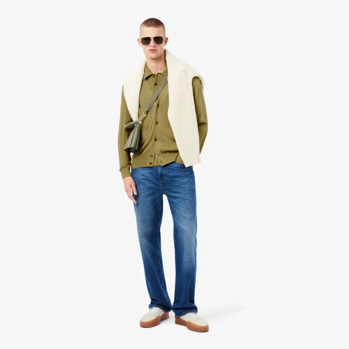 Heren Fluid Rib-gebreid vest