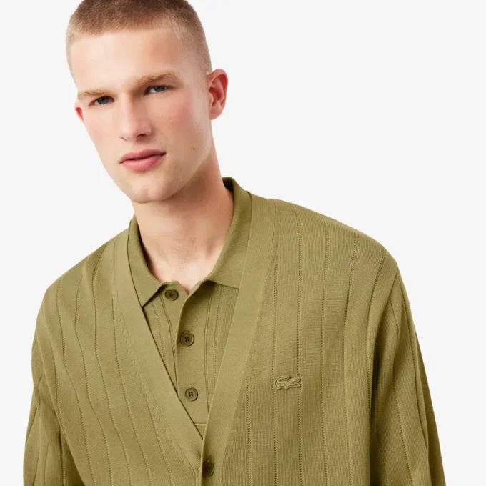 Heren Fluid Rib-gebreid vest