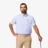Heren golfpolo met normale pasvorm en UV-bescherming