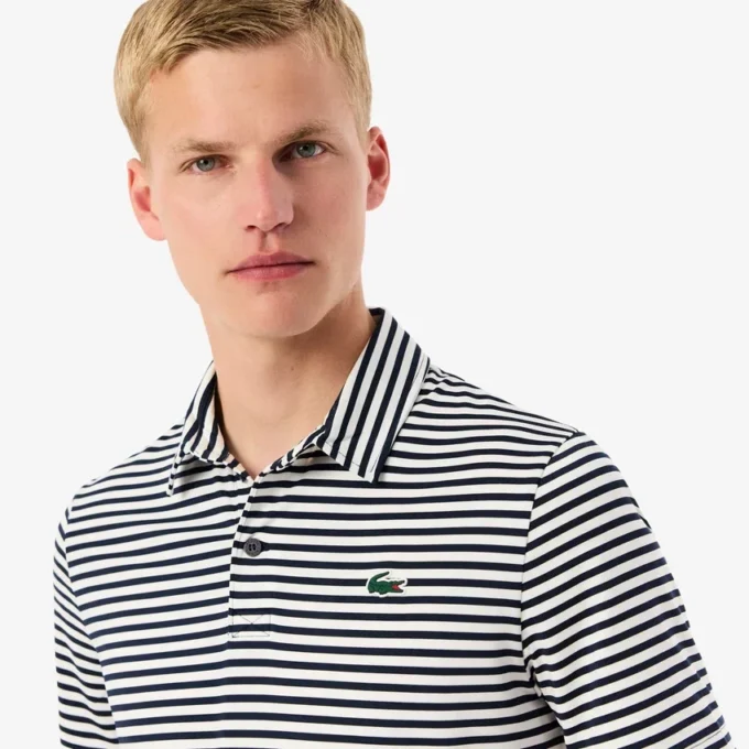 Heren golfpolo met normale pasvorm en UV-bescherming