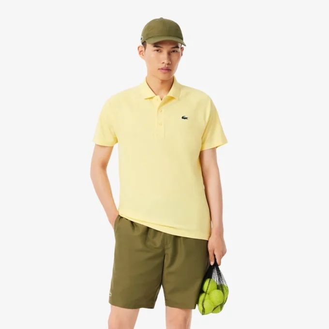 Heren golfpolo met UV-bescherming en normale pasvorm