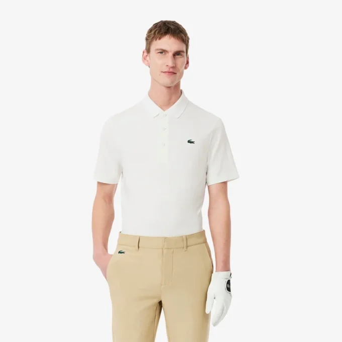 Heren golfpolo met UV-bescherming en normale pasvorm