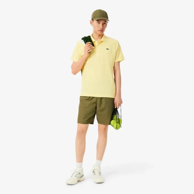 Heren golfpolo met UV-bescherming en normale pasvorm
