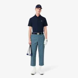 Heren golfpolo met UV-bescherming en normale pasvorm
