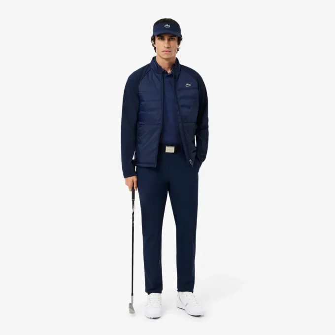 Heren golfpolo met UV-bescherming en normale pasvorm