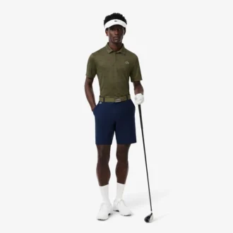 Heren golfpolo met UV-bescherming en normale pasvorm