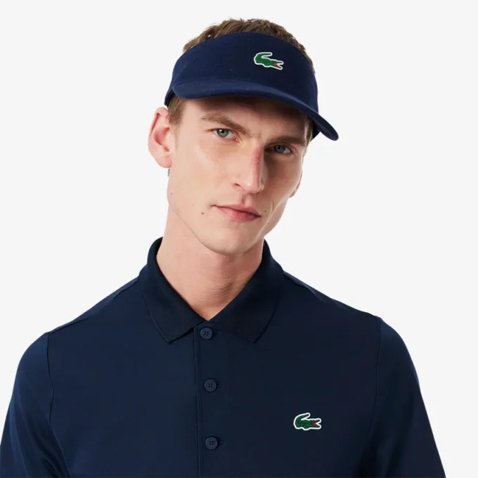 Heren golfpolo met UV-bescherming en normale pasvorm