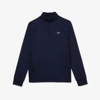 Heren golfsweatshirt met hoge kraag
