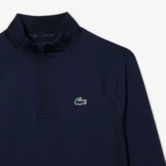 Heren golfsweatshirt met hoge kraag