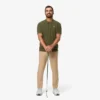 Heren golftrui met korte mouwen en polokraag