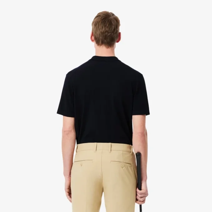 Heren golftrui met korte mouwen en polokraag