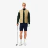 Heren golfwindjack met kwartrits