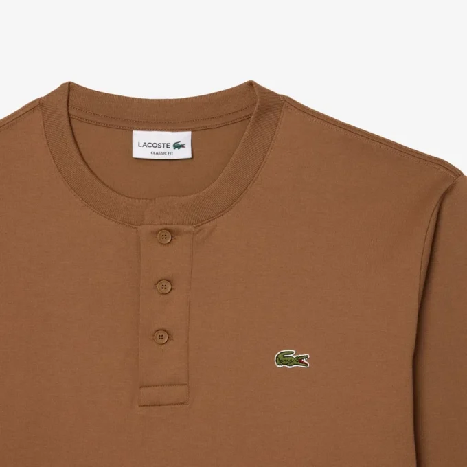 Heren Henley met lange mouwen