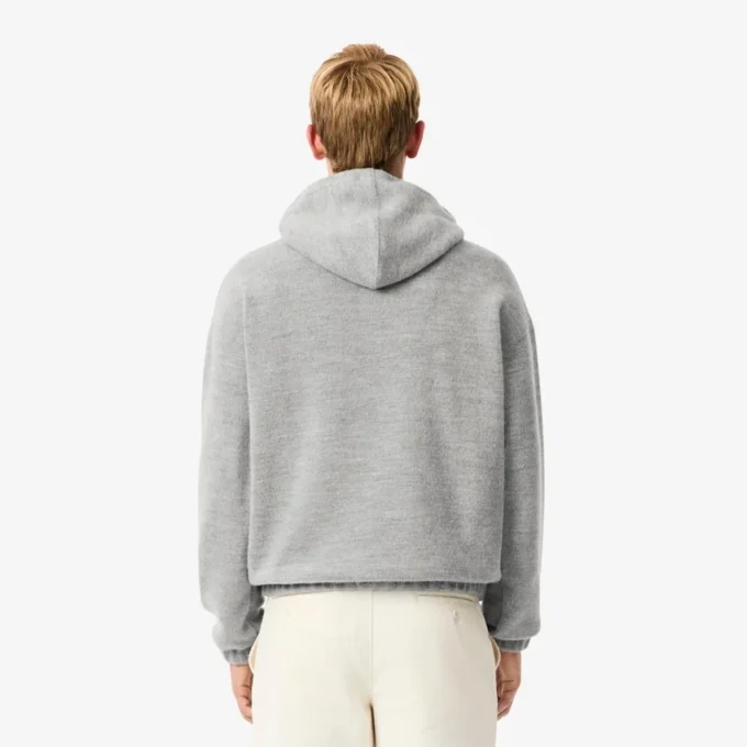 Heren hoodie met geborduurd logo