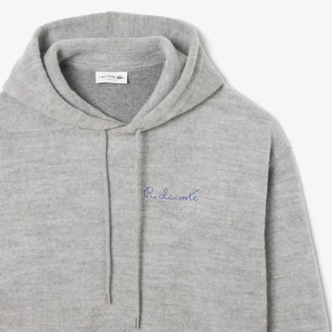 Heren hoodie met geborduurd logo