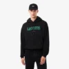 Heren hoodie met losse pasvorm en borduursel