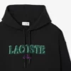 Heren hoodie met losse pasvorm en borduursel