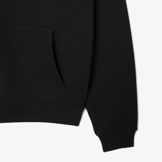 Heren hoodie met losse pasvorm en borduursel