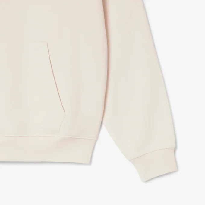 Heren hoodie met losse pasvorm en borduursel